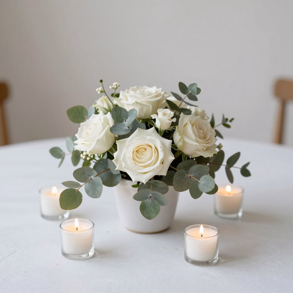 Décoration minimaliste et raffinée pour un micro-mariage intime