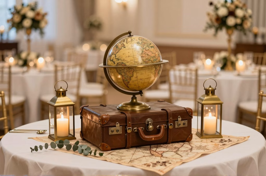 Mariage Theme Voyage : Tour du Monde en Decoration